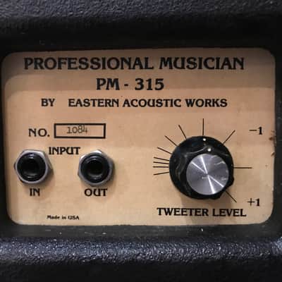 EAW PM-315 PA Cabinet with RCF speakers 1990 black image 3