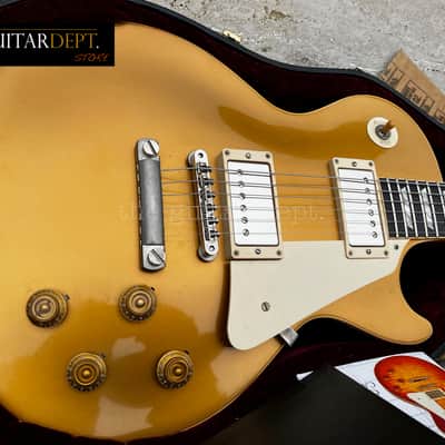♚CLEAN♚2009 Gibson CUSTOM SHOP R7 ♚ 1957 Les Paul GOLDTOP ♚ Very Dark Board !♚ VOS ♚57 image 5