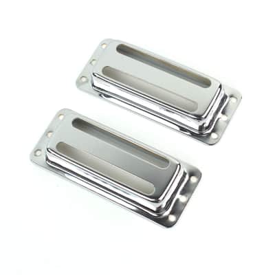 Two slot "Gold Foil" deArmond harmony Style Pickup Cover ,Chrome (2)