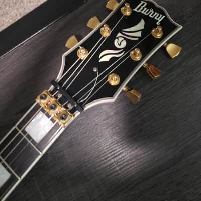 Burny Les Paul Cstom with Floyd Rose 2000's - Black image 8
