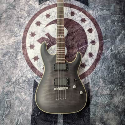2017 Schecter C-1 Platinum with Ebony Fretboard - Satin Black image 1