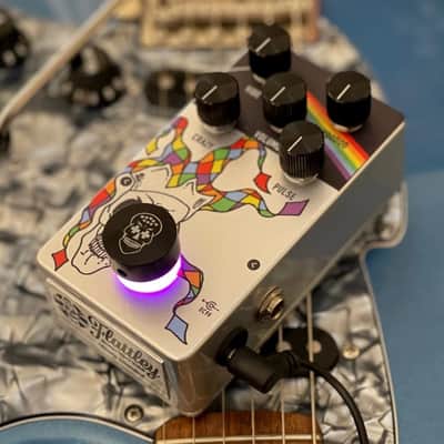 Flattley Boutique Effects Pedals Guitar Silver Range - Crazy Diamond Vibe Pedal image 4