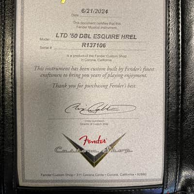 Fender Custom Shop 50s Double Esquire Heavy Relic - Lightweight image 13