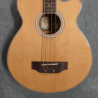 Oscar Schmidt OB100-N Acoustic/Electric Bass - Natural image 2
