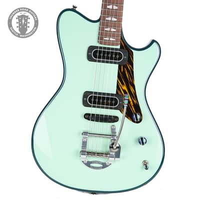 New Powers Electric A-Type Mint/Fjord Green W/PF42 Pickups
