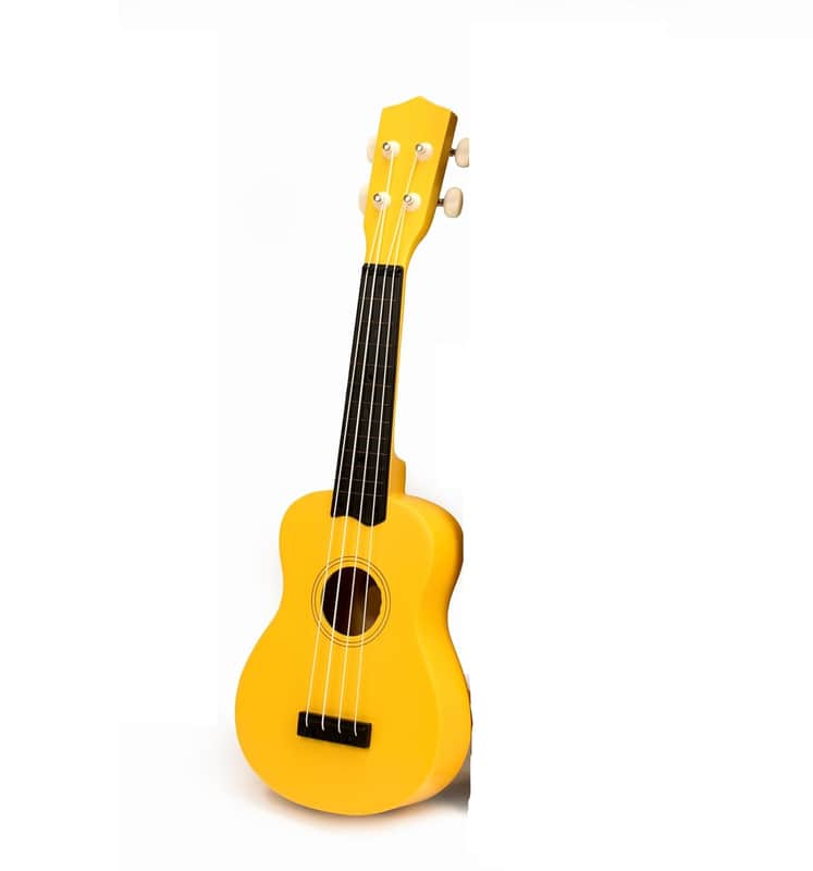 Soprano Ukulele 21"/53cm for kids, beginners and students (Yellow) image 1