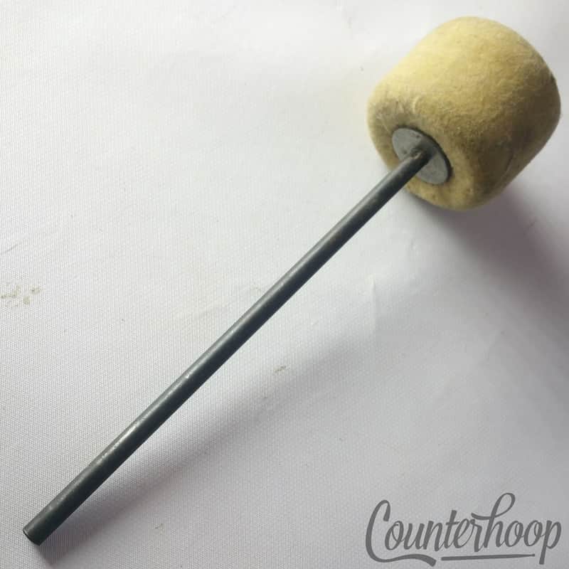 Danmar Bass Drum Pedal Beater Rod Gray Felt Head Vintage 60s USA image 1