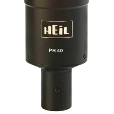 Heil PR40 Black/Gold Large Diameter Studio Microphone with Black Body & Gold Grill image 1