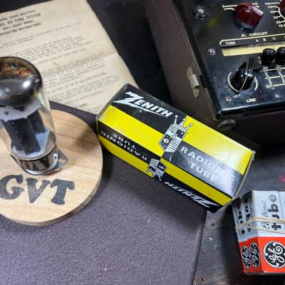 Sylvania 5U4GB Black Plate Rectifier Vintage Vacuum Tube image 2