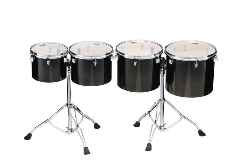 Tama CSLT4M-TBF Mid-Pitched Concert Tom Set 4 pcs. - Transparent Black Fade/Chrome HW image 1