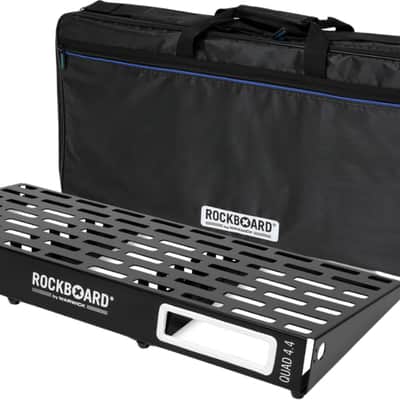 RockBoard QUAD 4.4 Pedalboard, 28.4" x 12.9" w/ Softcase image 1