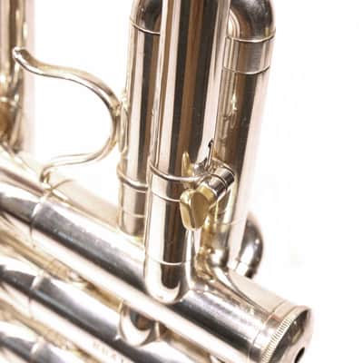 F.E. Olds Custom-CHR "High Range" Trumpet; Ryan Kisor, Silver Plate, Fullerton, 1973 image 15