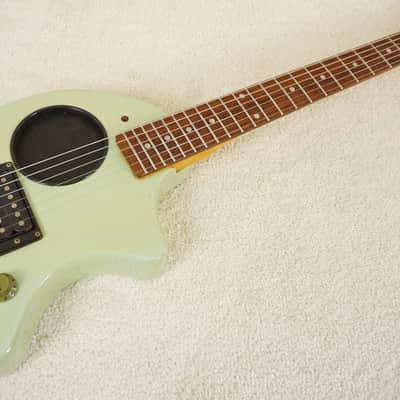 Fernandes ZO-3 Mint Green Travel Guitar w / Built-in Speaker image 2