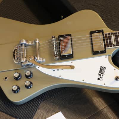 2013 Gibson Elliot Easton "Tikibird" Firebird Electric Guitar Gold Mist Poly + OHSC image 2