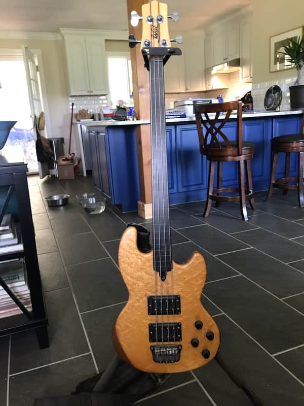 Wal Mk-1 1988 Aged Natural Satin fretless image 1