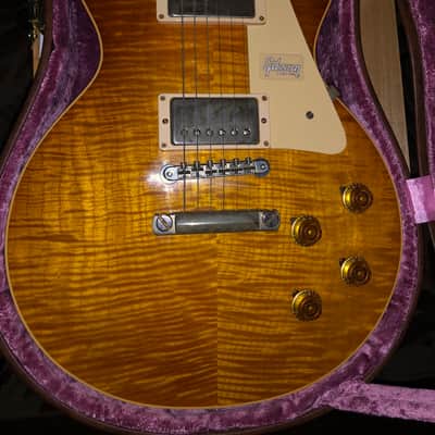Gibson Custom Shop Historic 59 Les Paul Standard 2018 Honey Lemon Vos Lightly Aged 2018 - Honey Lemon image 1