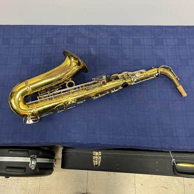 Vintage Martin Busine Alto Sax Saxophone with Original Case Made in the USA for Parts or Repair 1919 image 10