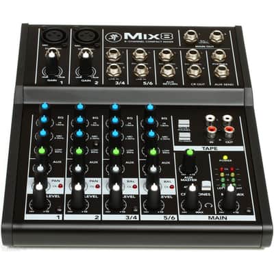 Mackie Mix8 8-channel Compact Mixer - Small Size, Big Sound image 2