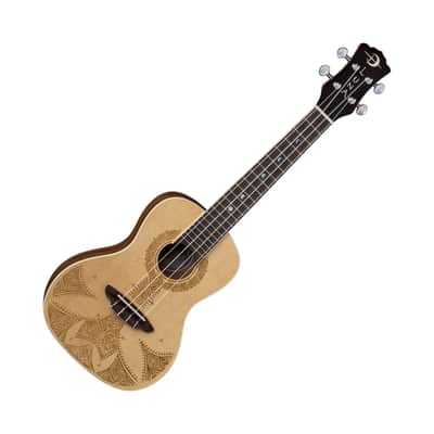 Luna UKE SAH Sahara Spruce Concert Ukulele