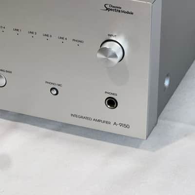 Onyko A-9150 120 Watt Stereo Integrated Stereo Amplifier Silver, Mint Condition, Works Flawlessly Sounds Amazing ! image 4