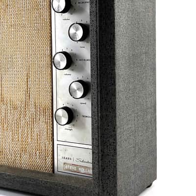 Silvertone 1482 Amp - 1963-1968 - 15w - Lil’ Texas Speaker - Gray Tolex image 2