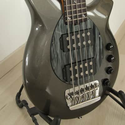 Ernie Ball Music Man Bongo 5 HH 2003 - 2009 - Graphite Pearl image 3