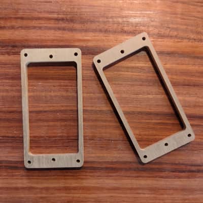 Guilford Mahogany Flat Humbucker Pickup Ring Set- Fits PRS image 2