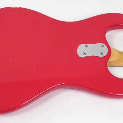 Mosrite Ventures Bass 1965 Custom Color Strawberry Red image 8