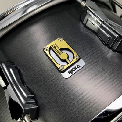 British Drum Co. TAL-14-65-SN Nicko McBrain Talisman Series Steel Snare. 6.5" x 14" image 5