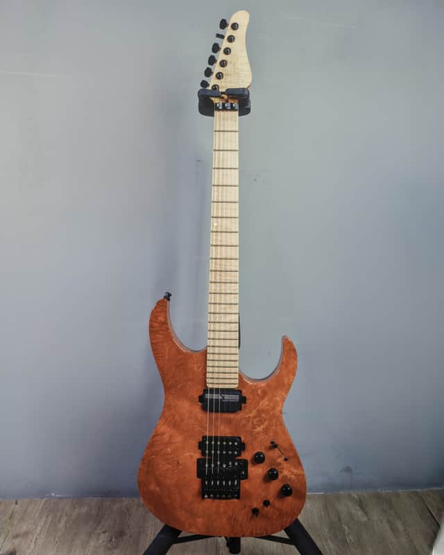 2016 Schecter USA Custom Shop Masterworks Banshee FR-S Sustainiac Redwood Burl Natural Gloss #M15-1204 image 1