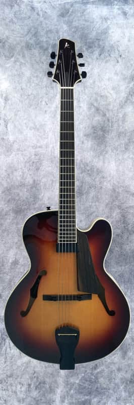 Kikuchi Guitars Archtop Electric Jazz Guitar NY155 2024 - Brown