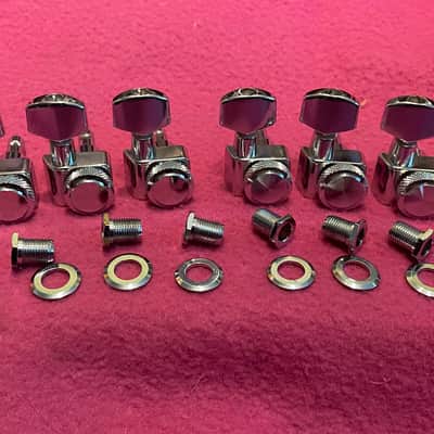 vintage RARE German Made Fender Schaller American Strat PLUS ULTRA Locking Tuners Polished Chrome USA Deluxe image 1