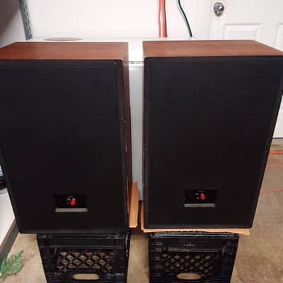 Pair of (2) JBL 4425 Vintage Studio Monitor Speakers - Wood Grain Cabinets image 12