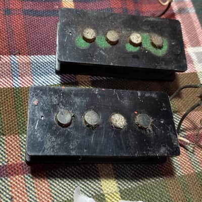 Vintage 1970s Dimarzio Black Phenolic Precision P-Bass Pickup, 6k image 1