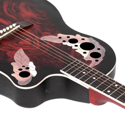 🎸"O" Style Acoustic-Electric Guitar +Soft Case / Gig Bag +Rosewood Fretboard!🎸 image 9