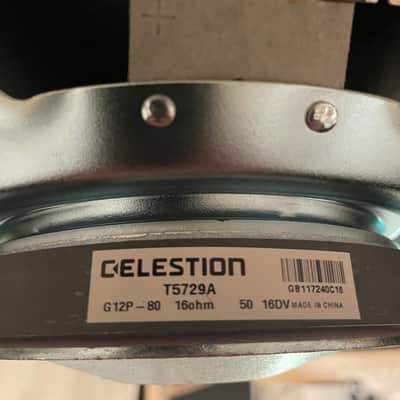 Celestion G12P-80 Seventy 80 Guitar Speaker 16 Ohm - Vox VX12 Branded image 4