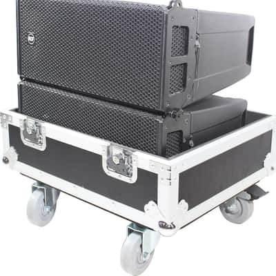 Line Array Flight Case for 2 RCF HDL6-A HDL26-A Speakers W/Wheels image 1