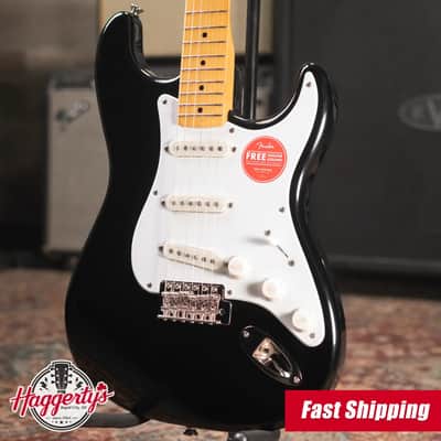 Squier Classic Vibe '50s Stratocaster Electric Guitar - Black image 1