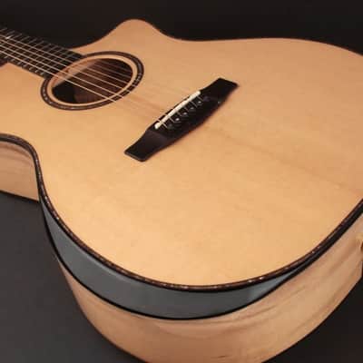 Cort GAMYBEVELNAT Grand Regal Acoustic Cutaway Guitar. Natural Glossy Arm Bevel DIRECT SHIP image 3