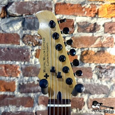 Weeping Willow Lutherie Custom T/S-Style Hybrid Electric Guitar (2000s - Red Trans) image 3