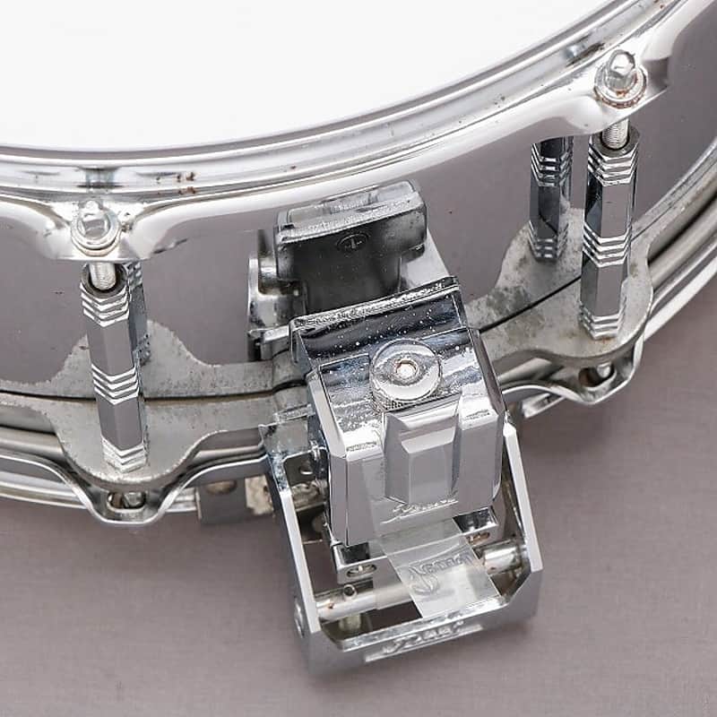 Pearl S-814D Free-Floating Steel 14x6.5" Snare Drum (1st Gen) 1983 - 1991 image 5
