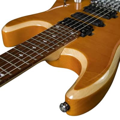 BootLegger Guitar Royal 2024 - Honey - Floyd Rose Double Locking - Coil Split image 13