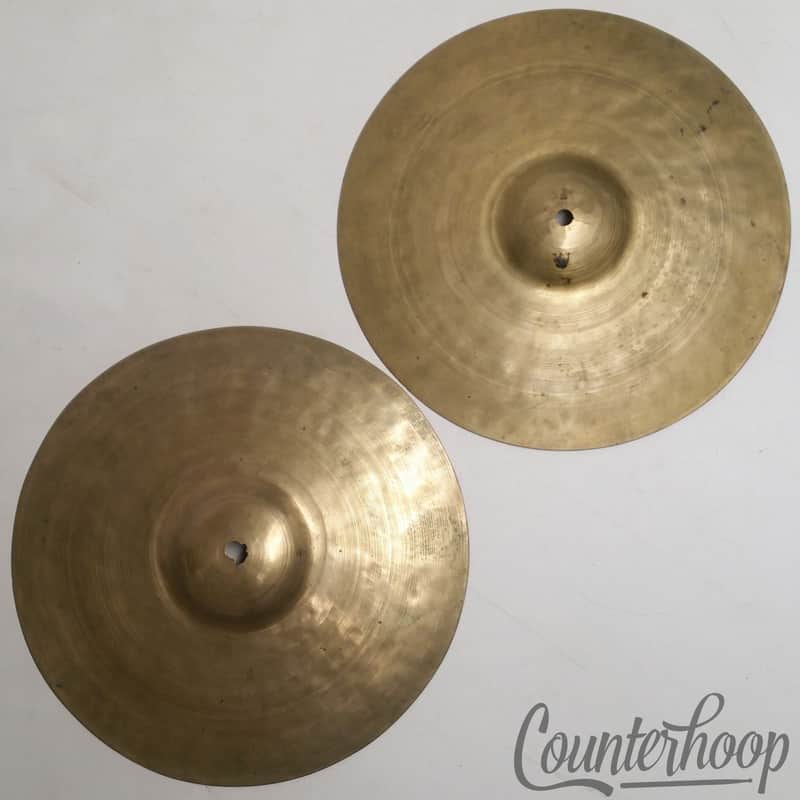 *Zildjian K Istanbul 13" Hi-Hats Cymbals Set Cie Constantinople Turkey Gretsch* image 1