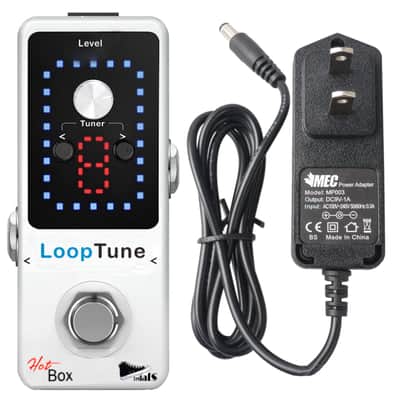 Hot Box Looper/Tuner Pro Pedal +DC Power LED Display Guitar Loop Effect Pedal 9 Loops 40 Min Record image 1