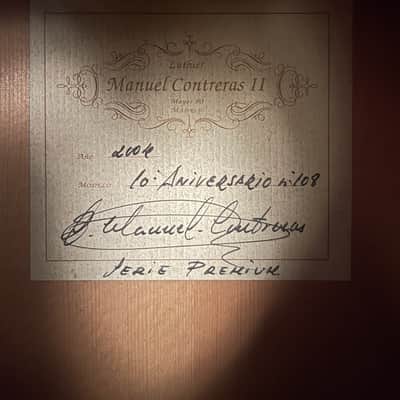 Manuel Contreras II – 2004 10th Anniversary Spruce / Madagascar Classical Guitar (Ex. Marcin Dylla) image 9
