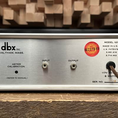 dbx 161 Compressor / Limiter. DBX161. Same as DBX160 VU 160. Rack ears. Great! image 8