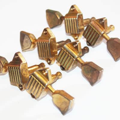 Aged Gibson Les Paul Custom Gold Kluson Waffleback Tuners Waffle Back image 7