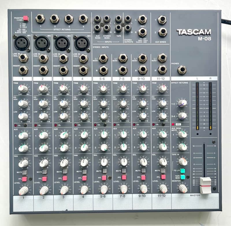 TASCAM M-08 Compact Mixer TEAC Professional Division - Excellent Condition image 1