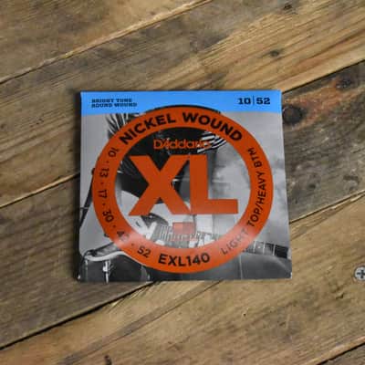 D'Addario EXL140 Nickel Round Wound Electric Guitar Strings 10-52 image 1