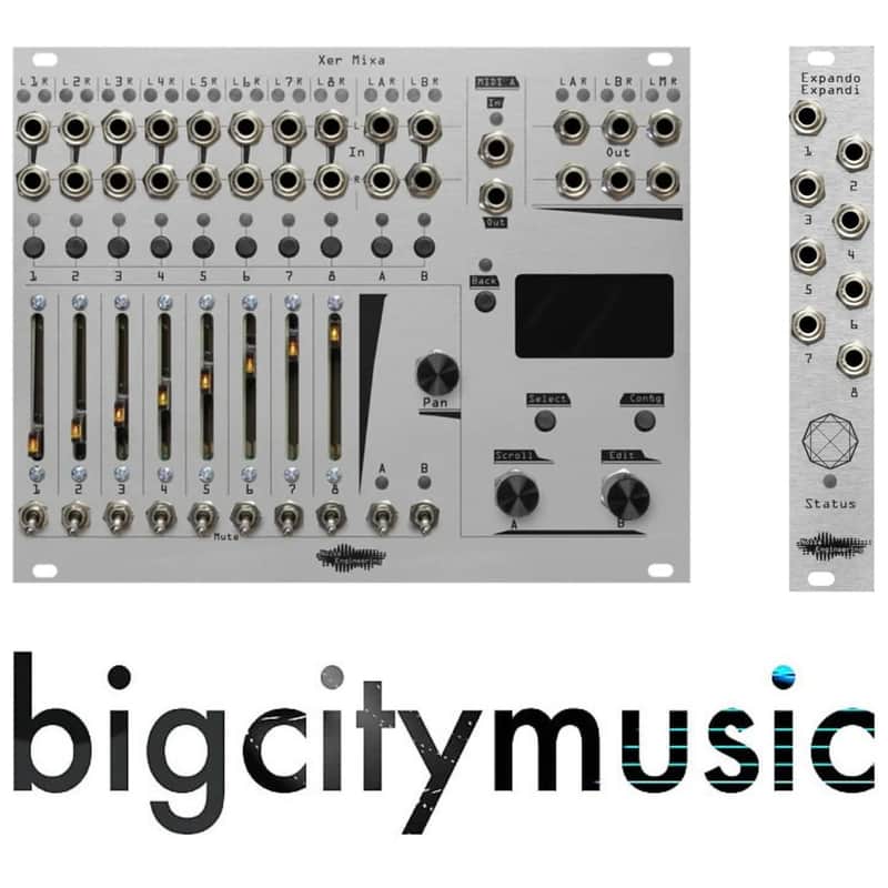 Noise Engineering Xer Mixa + Expando Expandi Bundle, Silver image 1